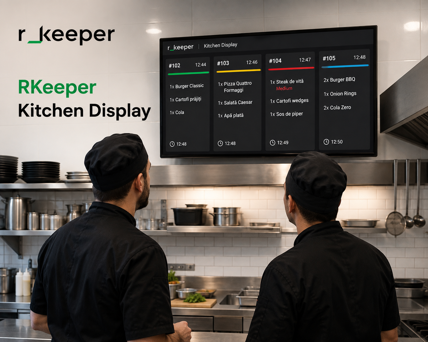 De ce KDS (Kitchen Display System) este alegerea corectă pentru bucătăria restaurantului tău — nu imprimanta clasică!