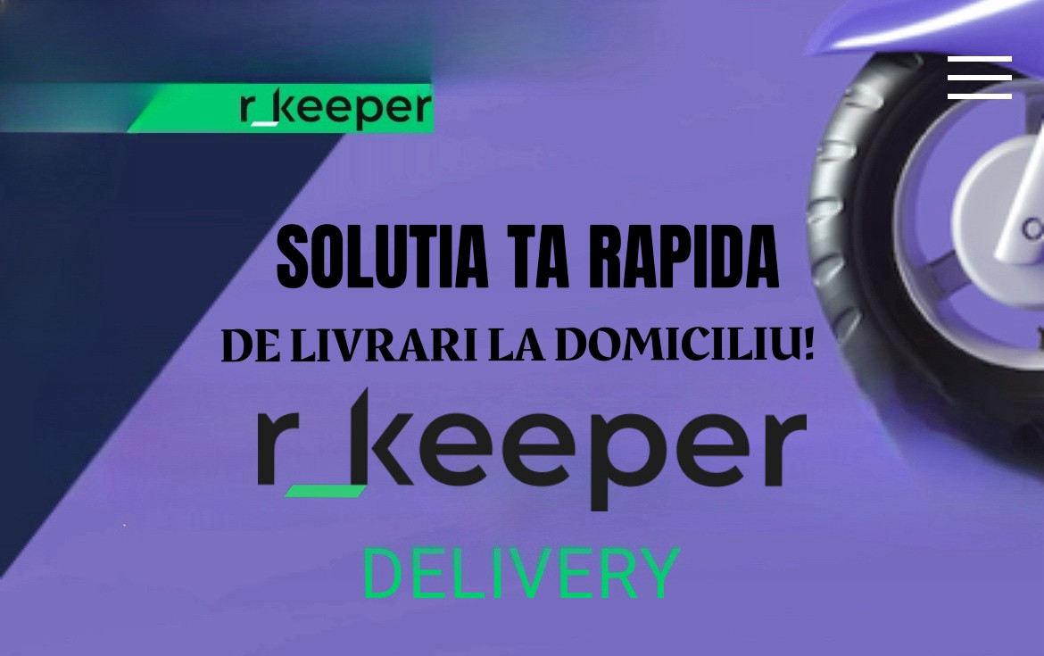 Cea mai rapida solutie de livrari la domiciliu! Rkeeper Delivery