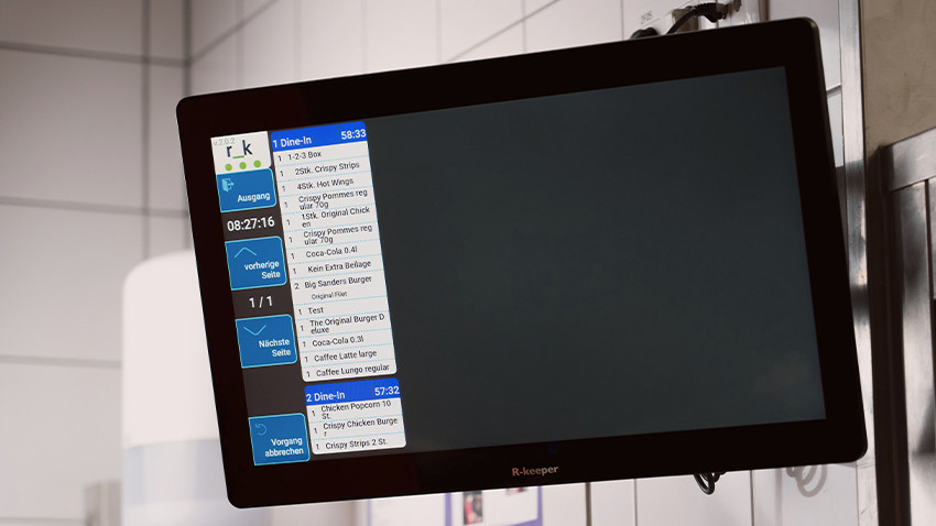 Control total în bucătărie! Rkeeper KDS